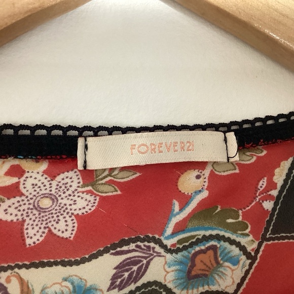 Forever 21 Y2K Vtg Fairy Babydoll Top Teen L Tie Back Sheer Bold Lorelei Gilmore - Picture 12 of 16